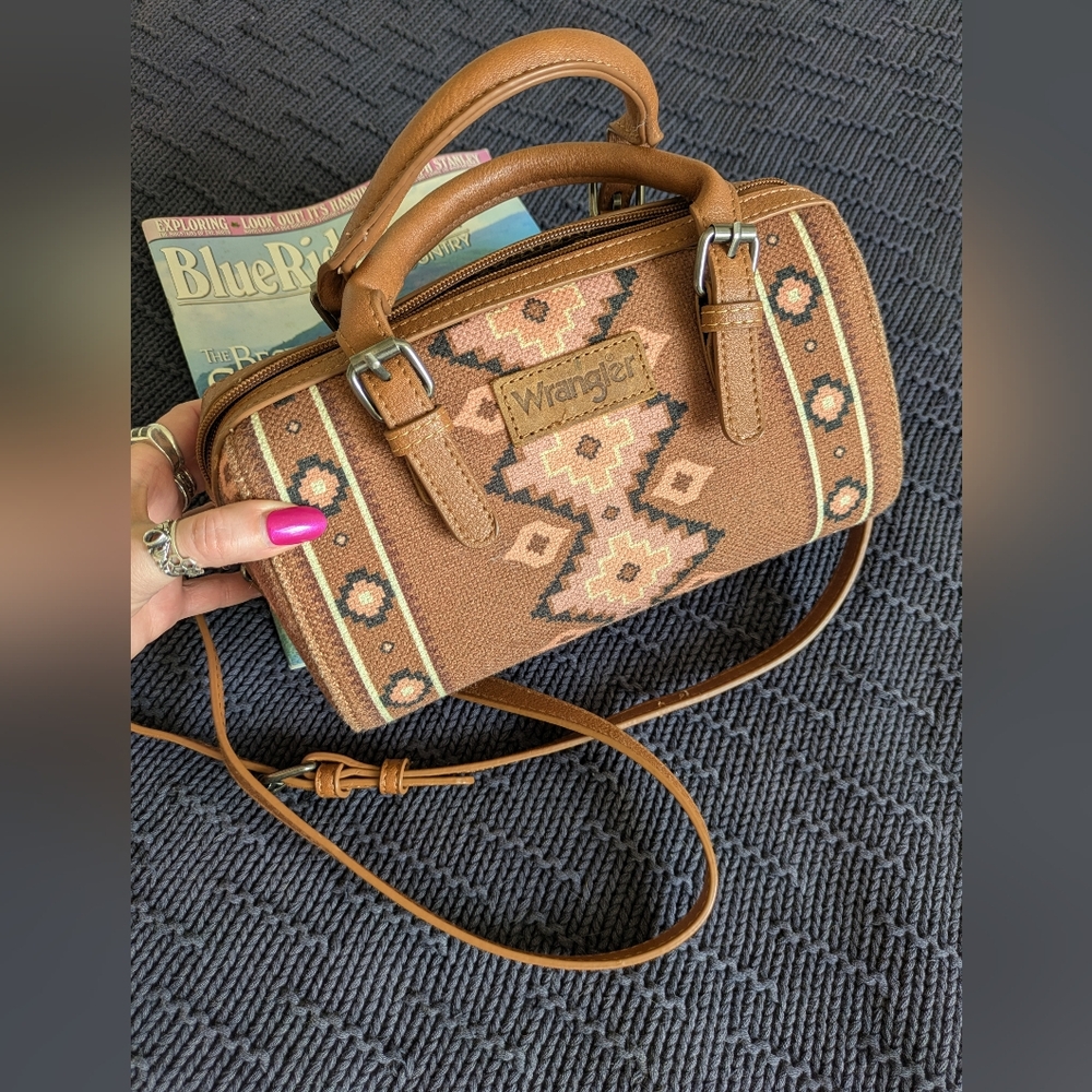 Wrangler Brown Western Handbag - Picture 3 of 15